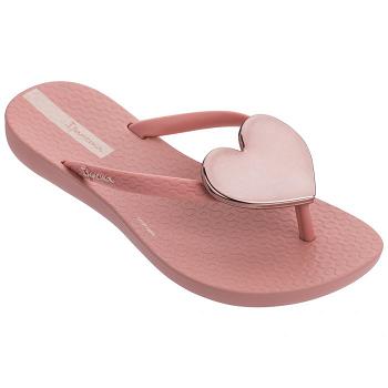 Ipanema Flip Flops Kids Maxi Heart Pink 524037INH Ireland